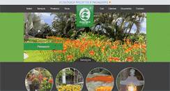 Desktop Screenshot of ecologicapaisagismo.com.br